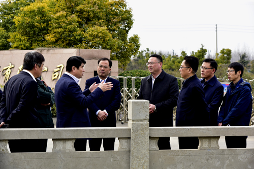 市领导现场推进黑臭水体治理