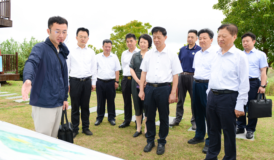 民盟江苏省委会来淮开展美丽江苏建设民主监督工作