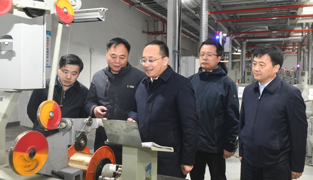 市领导调研重点企业和项目复工复产情况