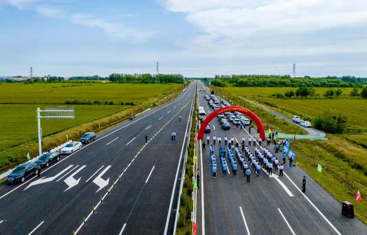 348省道淮安区段（白马湖农场至范集段）顺利通车