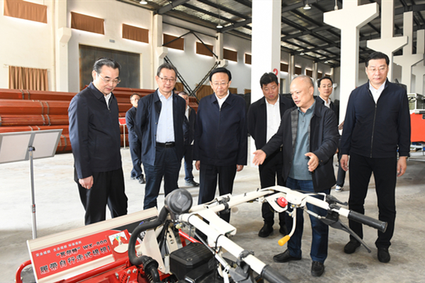 省领导来淮检查防汛备汛工作