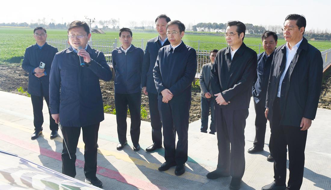 淮安市人民政府 省领导来淮调研高标准农田建设工作