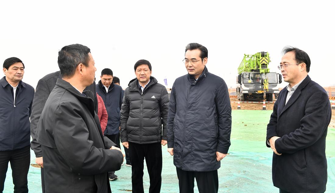 淮安市人民政府 市领导调研推进城市基础设施建设