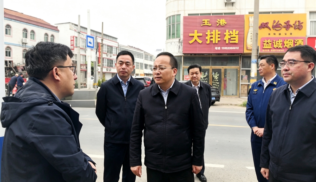 市领导调研推进镇街安全生产监管能力建设
